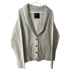 2010 American Eagle Outfitters AEO Women’s Sz XXL Cardigan Sweatshirt Gray
